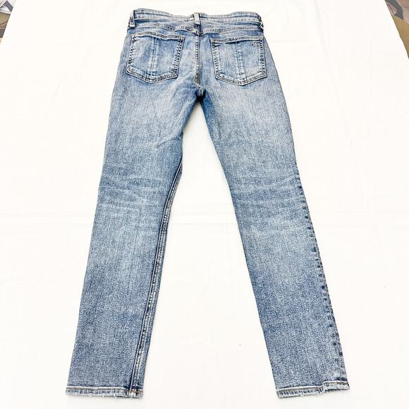 Rag & Bone Nina High-Rise Ankle Skinny Norwalk Denim Jeans Size 27 - Picture 3 of 8